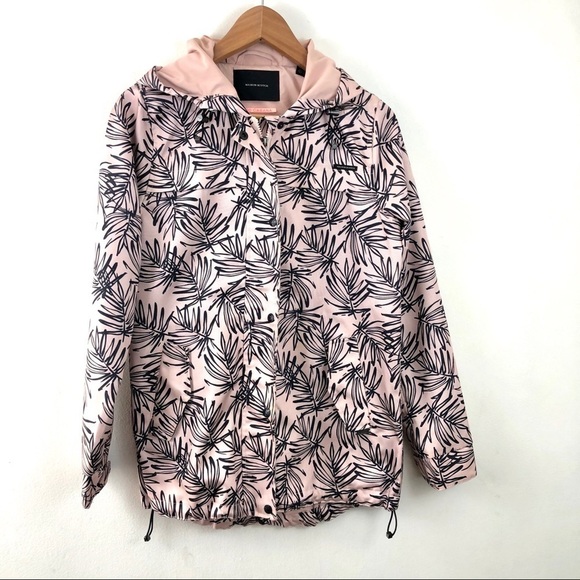 Scotch & Soda Jackets & Blazers - Maison Scotch Tropical Neoprene Hooded Jacket XS
